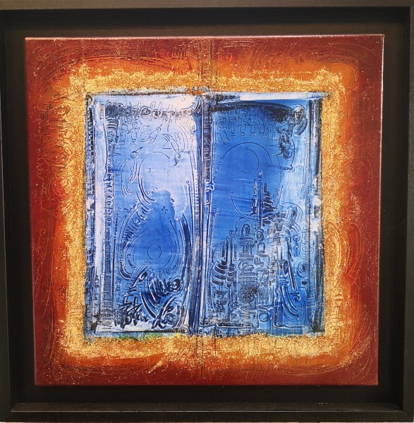 N°168 - Huile sur Toile d'Aléos - Dimensions 60x60 cm - Références 60N60A165