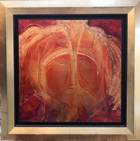 N° 164 - Huile sur Toile d'Aléos - Dimensions 61 x 61 cm - Réf 61E61A17