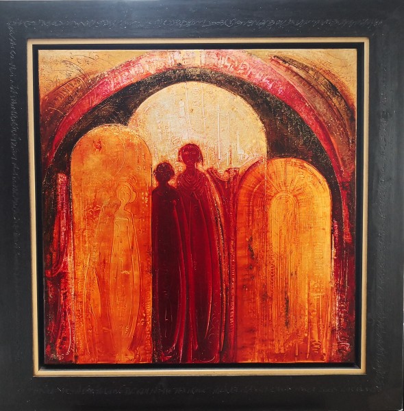 N°106 - Huile sur Toile d'Aléos - Dimensions 80x80 cm - Références 80J80A30