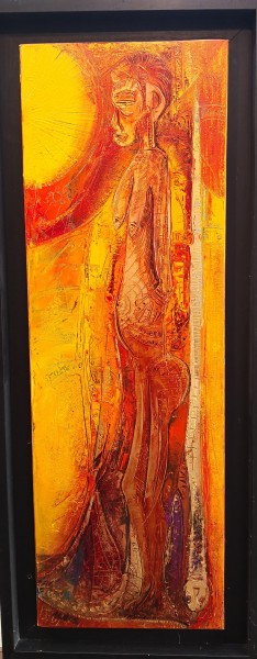 N°178 - Huile sur Toile d'Aléos - Dimensions 90x30 cm - Références 90E30A338