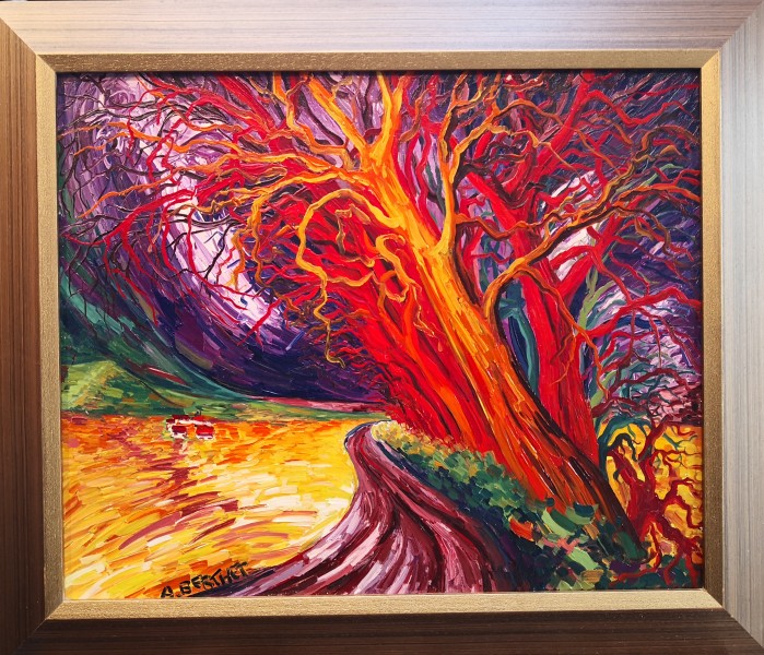 N°174 - Huile sur Toile d'Aléos - Format 12F - Dimensions 50x61 cm - Références 61AB50A820