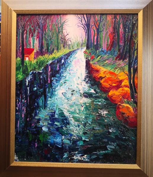 N°175 - Huile sur Toile d'Aléos - Format 12F - Dimensions 50x61 cm - Références 61AB50A821