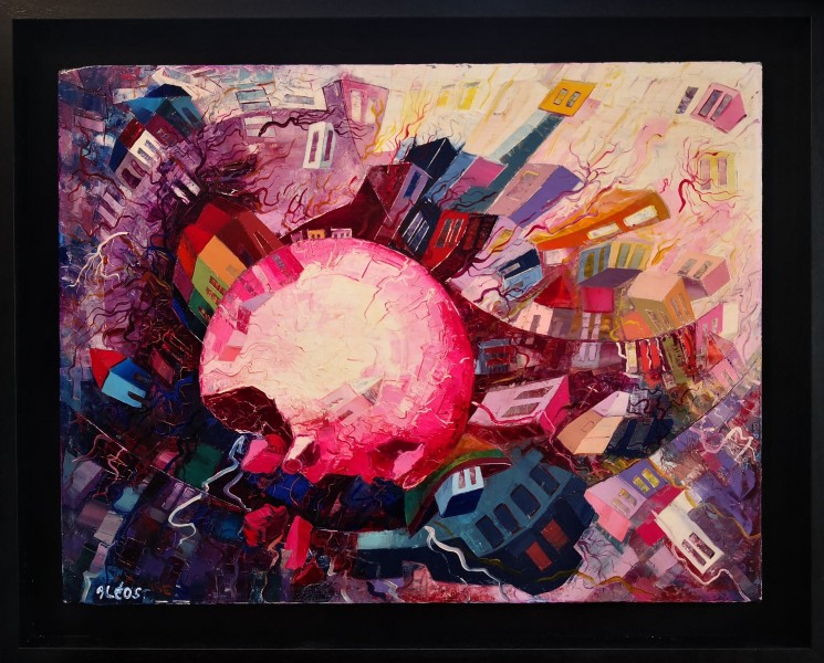 N°156 - Huile sur Toile d'Aléos - Format 15P - Dimensions 65x50 cm - Références 65AB50A362