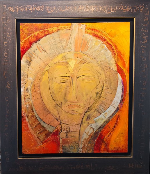 N°102 - Huile sur Toile d'Aléos - Format 20F - Dimensions 73x60 cm - Références 73E60A781