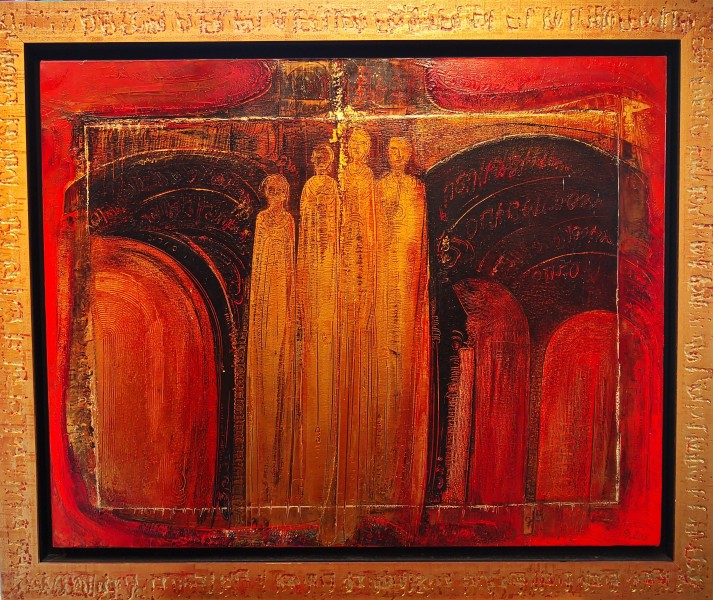 N°116 - Huile sur Toile d'Aléos - Format 30F - Dimensions 92x73 cm - Références 73M92A22