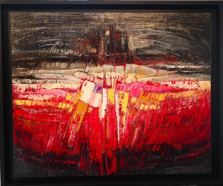 N°117 - Huile sur Toile d'Aléos - Format 40F - Dimensions 81x100 cm - Références 81Z100A673