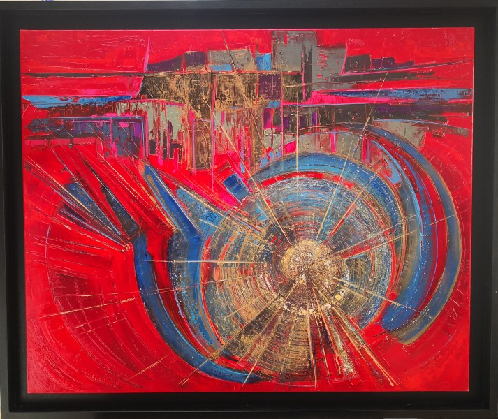 N°118 - Huile sur Toile d'Aléos - Format 40F - Dimensions 81x100 cm - Références 81H100A527