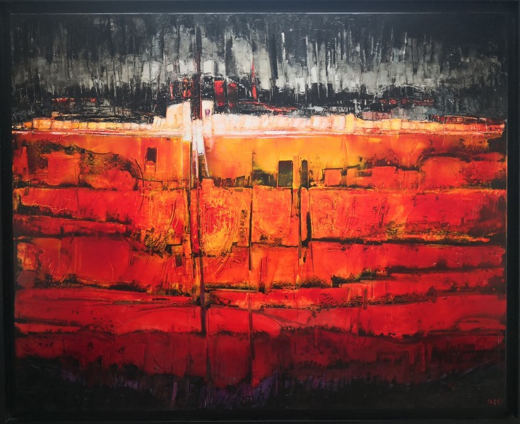 N°225 - Huile sur Toile d'Aléos - Format 100F - Dimensions 130x162 cm - Références 130M162A791